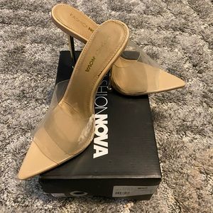 Fashion Nova Nude Good Life Heeled Sandal